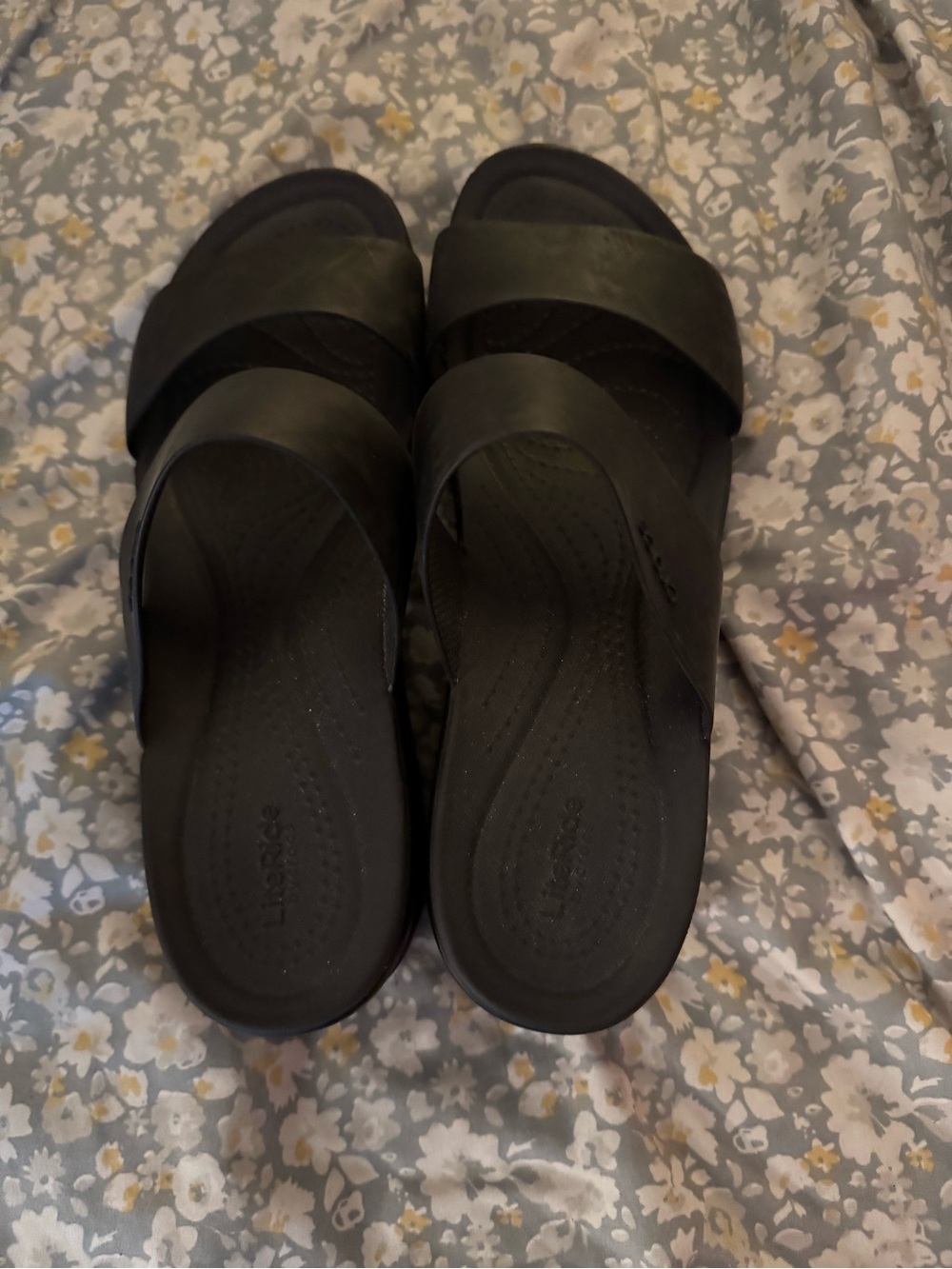CROCS Women's Black Slide Sandals